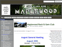 Tablet Screenshot of maplewoodrockclub.com